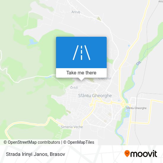 Strada Irinyi Janos map