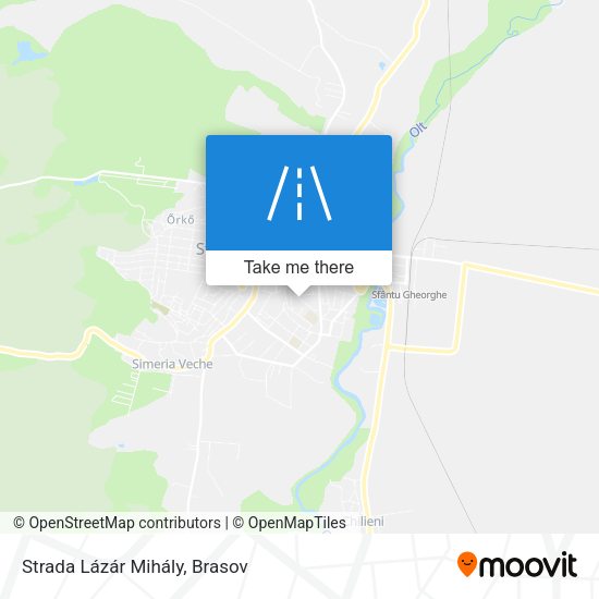 Strada Lázár Mihály map