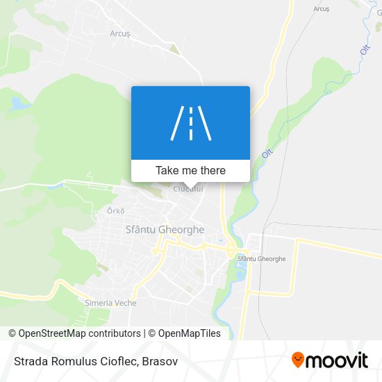 Strada Romulus Cioflec map