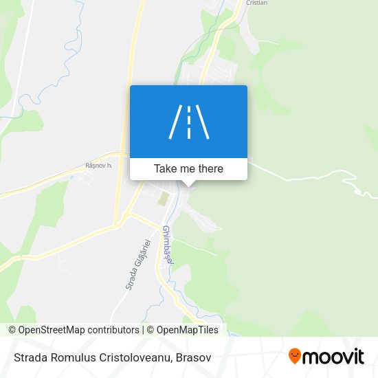 Strada Romulus Cristoloveanu map