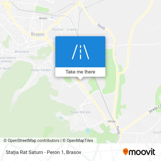 Stația Rat Saturn - Peron 1 map