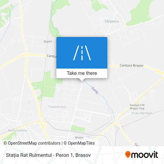 Stația Rat Rulmentul - Peron 1 map