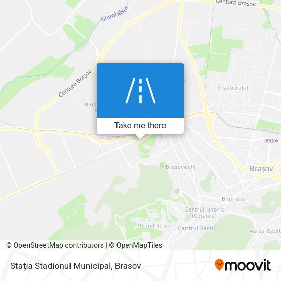Stația Stadionul Municipal map