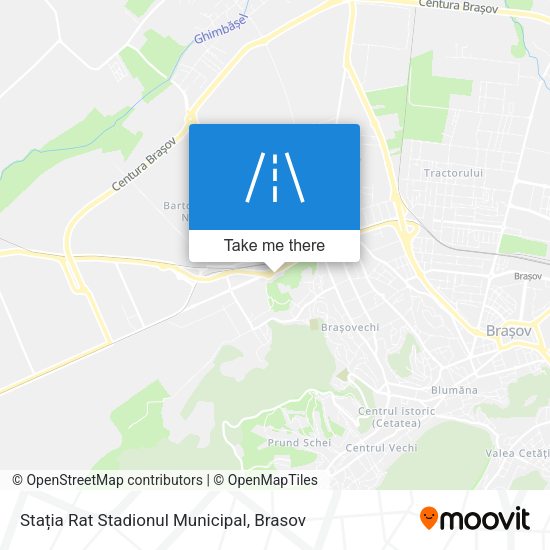 Stația Rat Stadionul Municipal map