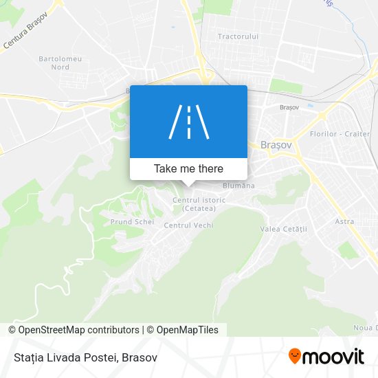 Stația Livada Postei map