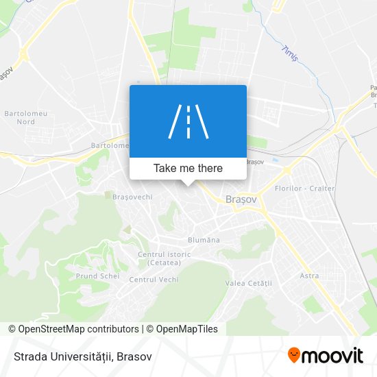 Strada Universității map