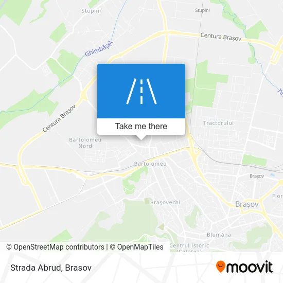 Strada Abrud map