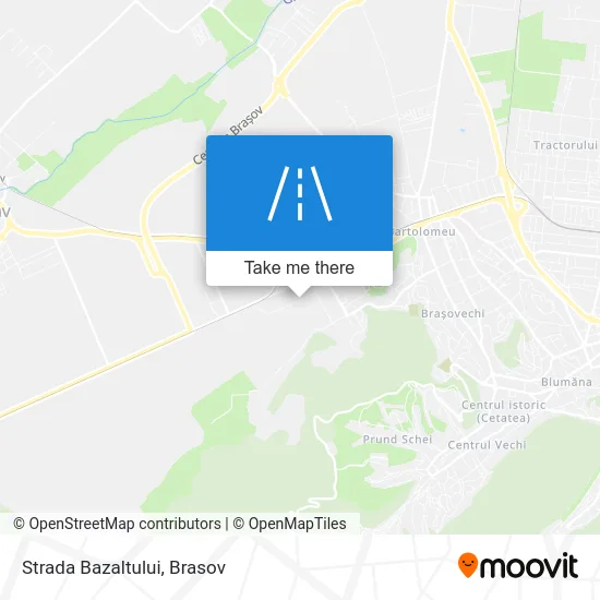 Strada Bazaltului map