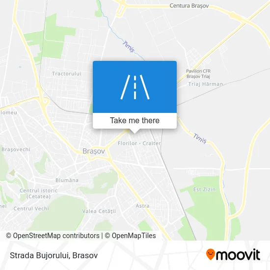 Strada Bujorului map