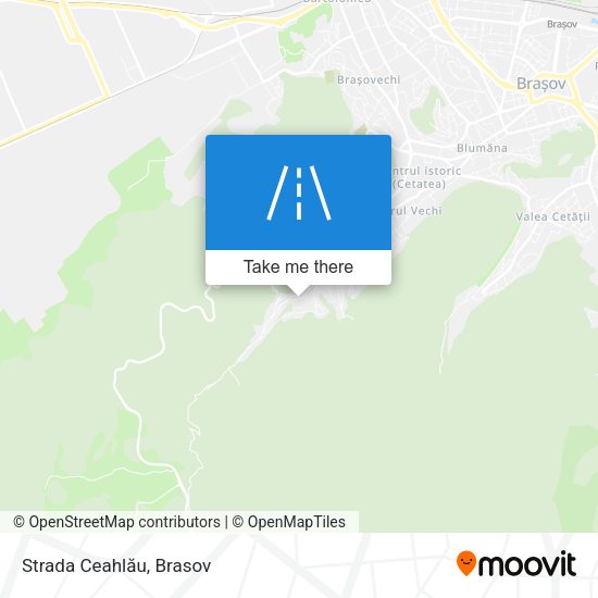 Strada Ceahlău map
