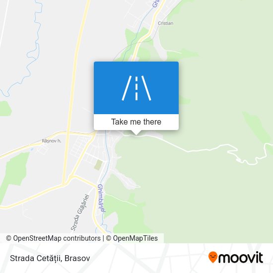 Strada Cetății map