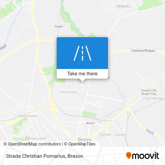 Strada Christian Pomarius map