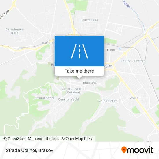 Strada Colinei map