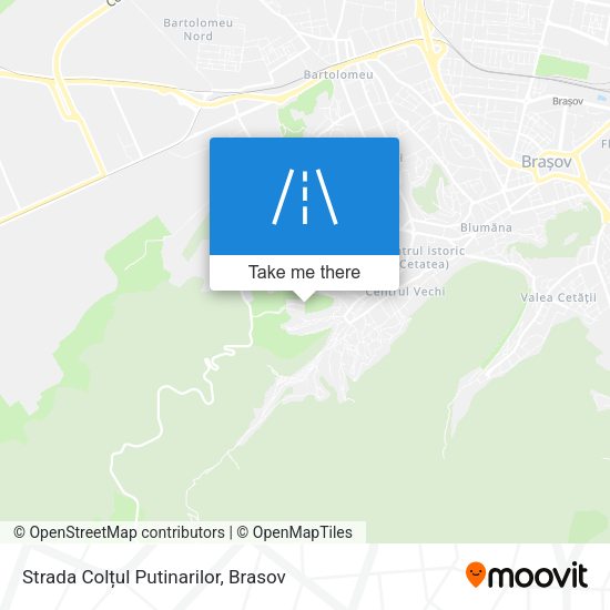 Strada Colțul Putinarilor map