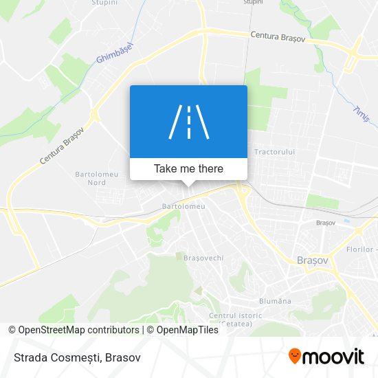 Strada Cosmești map