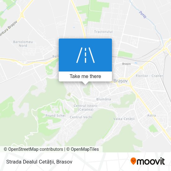 Strada Dealul Cetății map