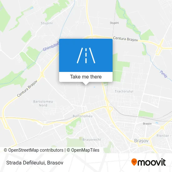 Strada Defileului map