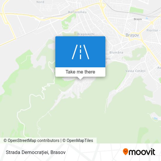 Strada Democrației map