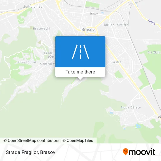 Strada Fragilor map