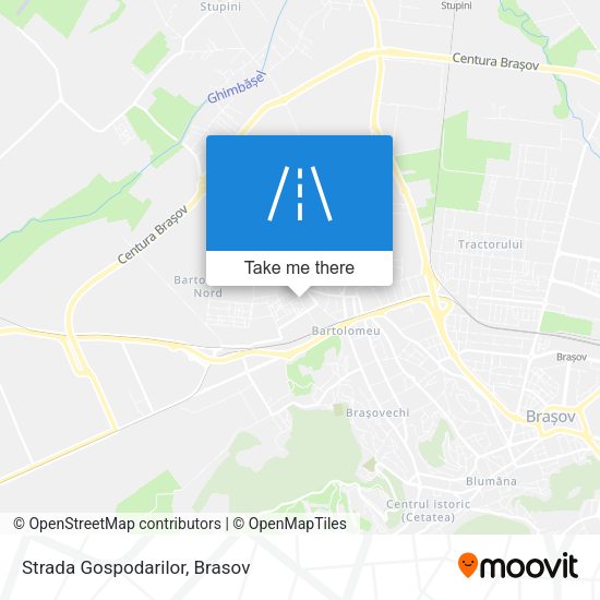 Strada Gospodarilor map