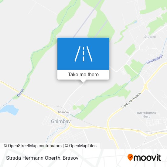 Strada Hermann Oberth map