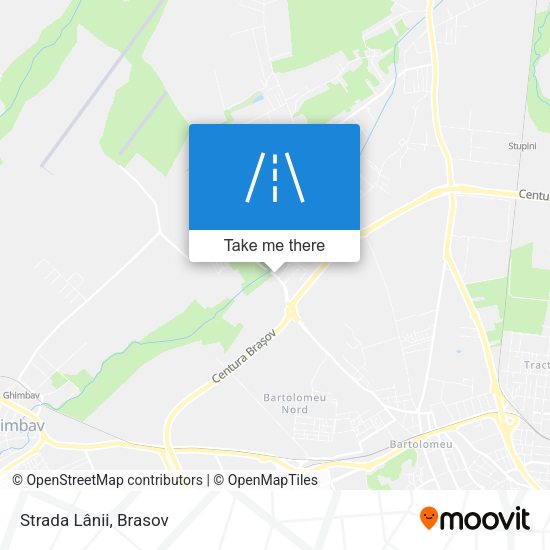 Strada Lânii map