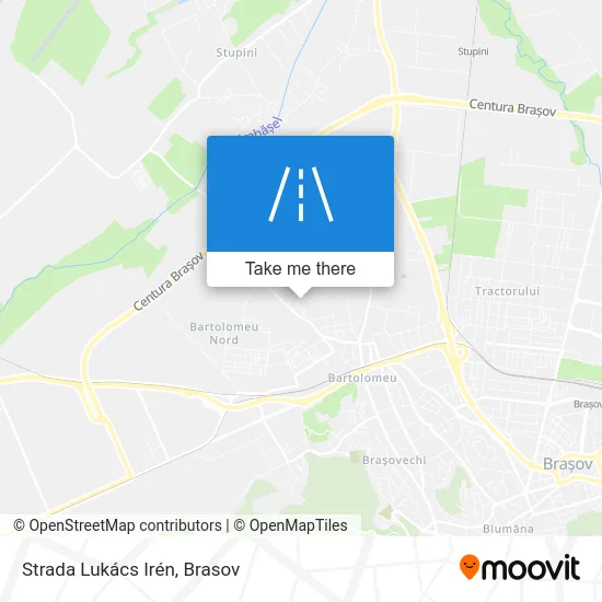 Strada Lukács Irén map