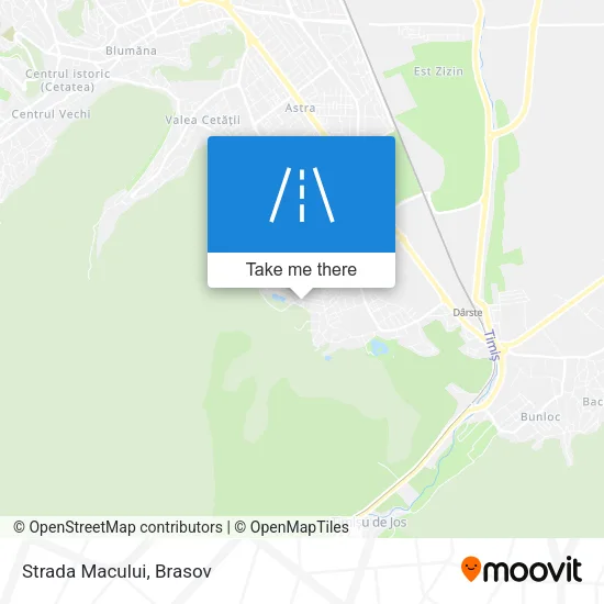 Strada Macului map
