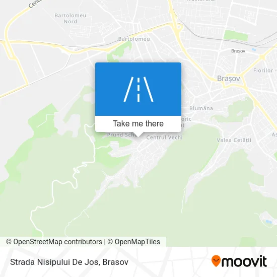 Strada Nisipului De Jos map