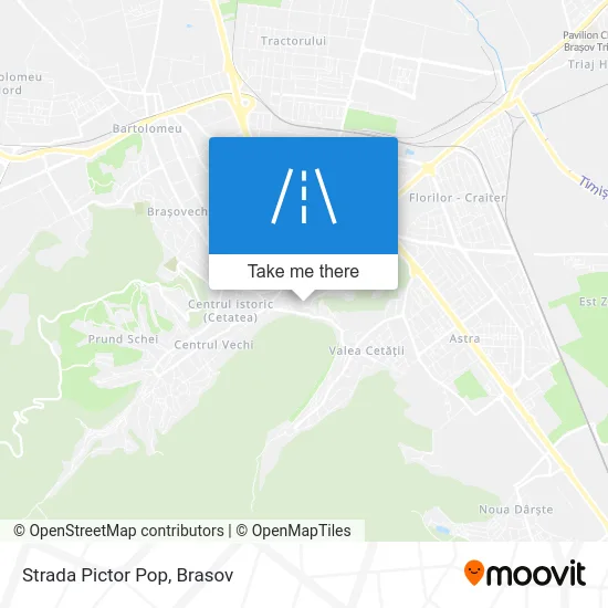 Strada Pictor Pop map