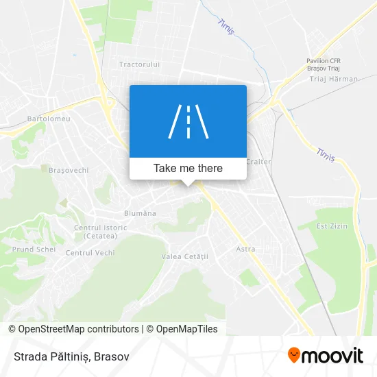 Strada Păltiniș map