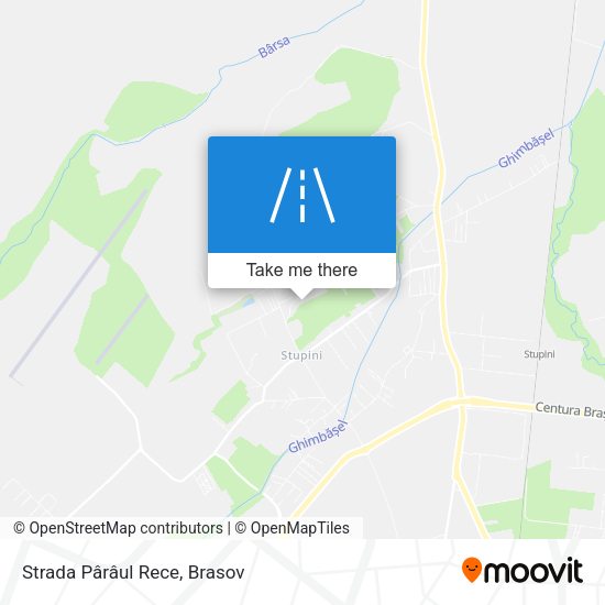 Strada Pârâul Rece map
