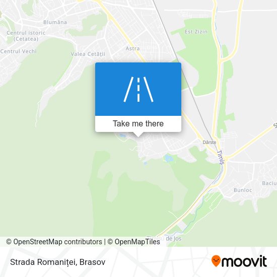 Strada Romaniței map