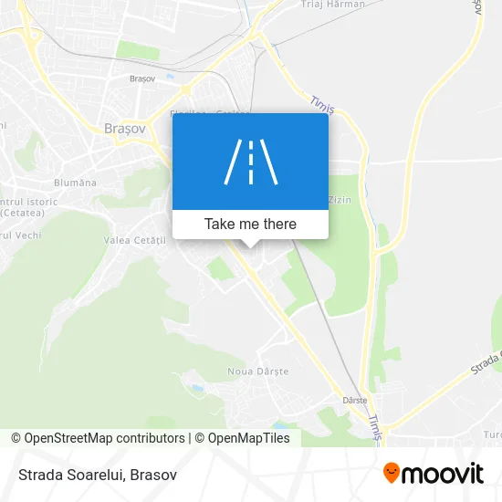 Strada Soarelui map