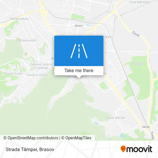 Strada Tâmpei map