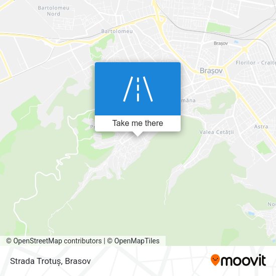 Strada Trotuș map