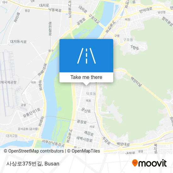 사상로375번길 map