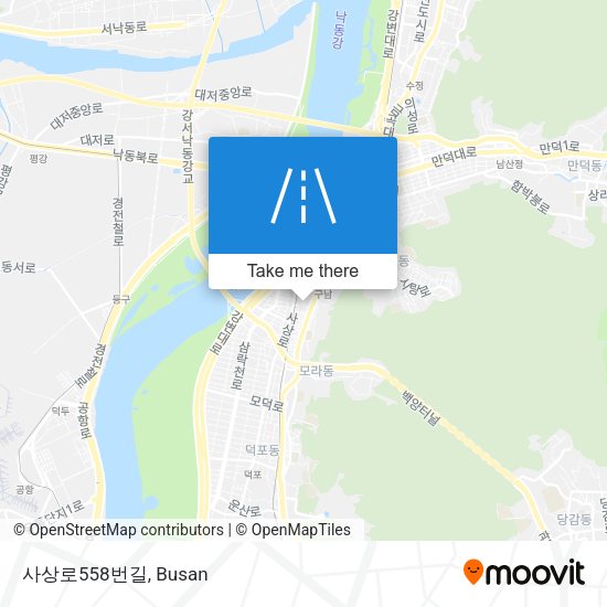 사상로558번길 map