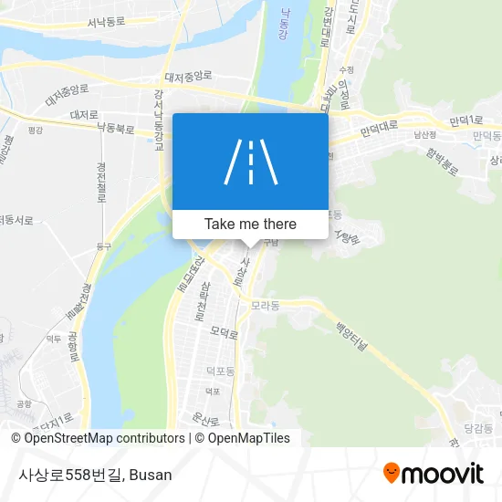 사상로558번길 map