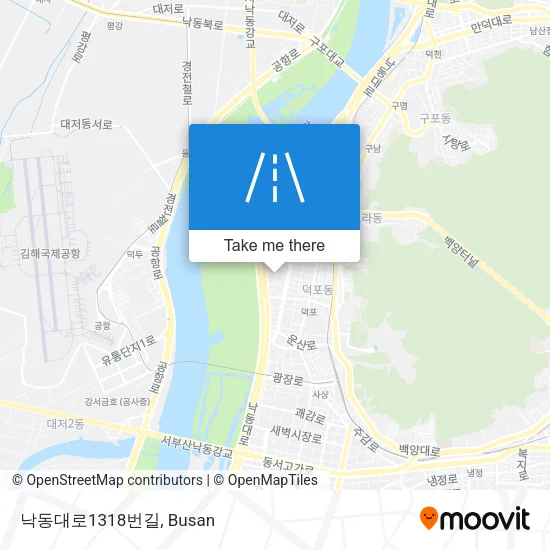 낙동대로1318번길 map