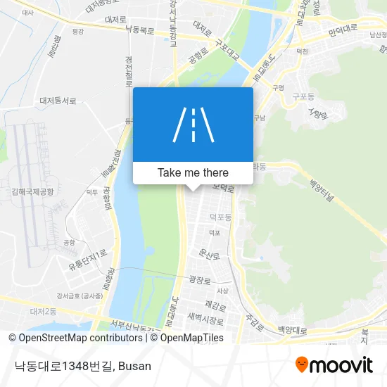 낙동대로1348번길 map