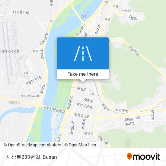 사상로233번길 map