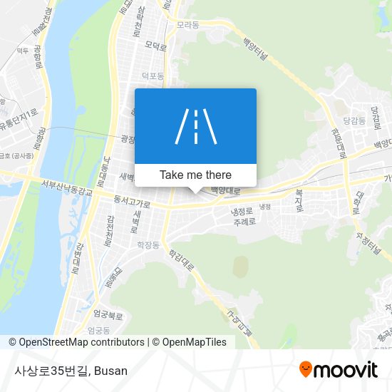 사상로35번길 map