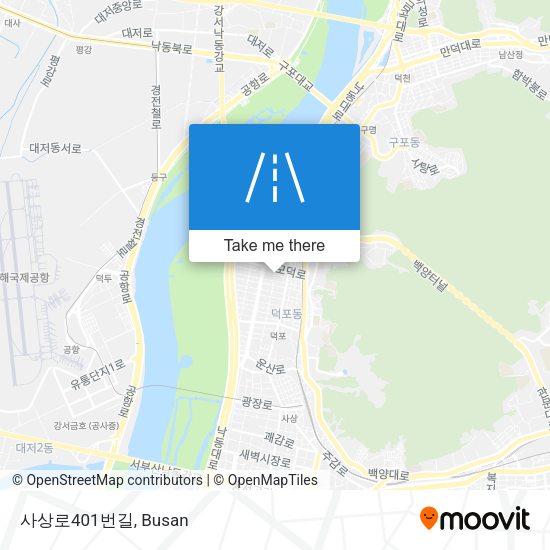 사상로401번길 map