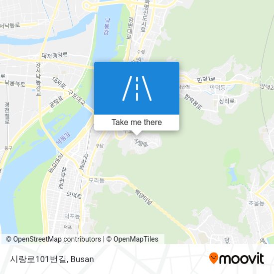 시랑로101번길 map