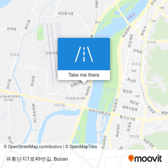 유통단지1로49번길 map