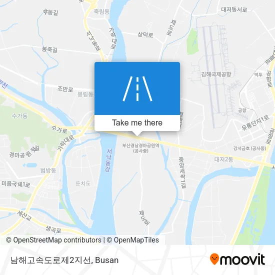 남해고속도로제2지선 map