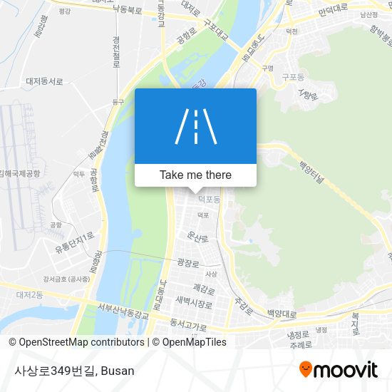 사상로349번길 map