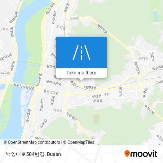 백양대로504번길 map