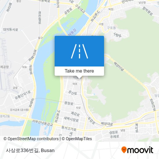 사상로336번길 map